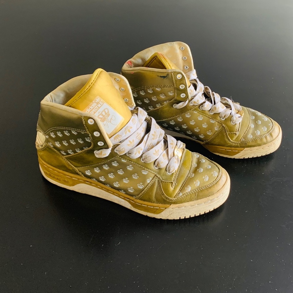 Limited Edition Missy Elliot Adidas Gold Hi Tops